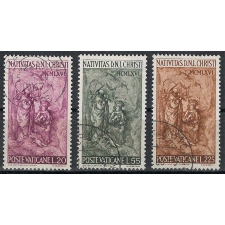 VATICAN 1966 Christmas 3v us