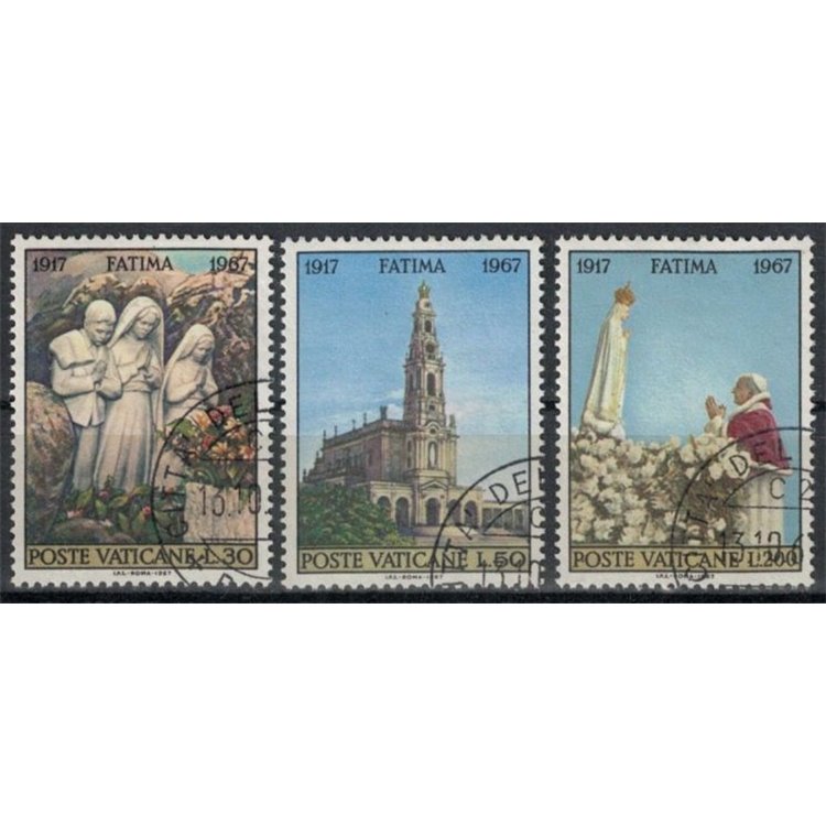 VATICAN 1967 Fatima 3v us