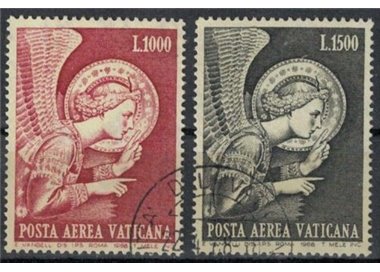 VATICANO 1968 Arcangelo Gabriele (posta aerea) 2v us