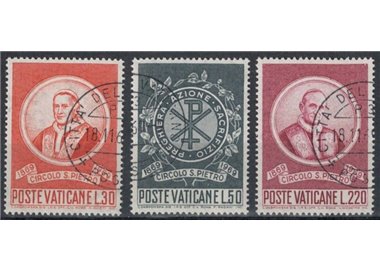 VATICANO 1969 Circolo San Pietro 3v us