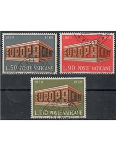 VATICAN 1969 Europe 3v us