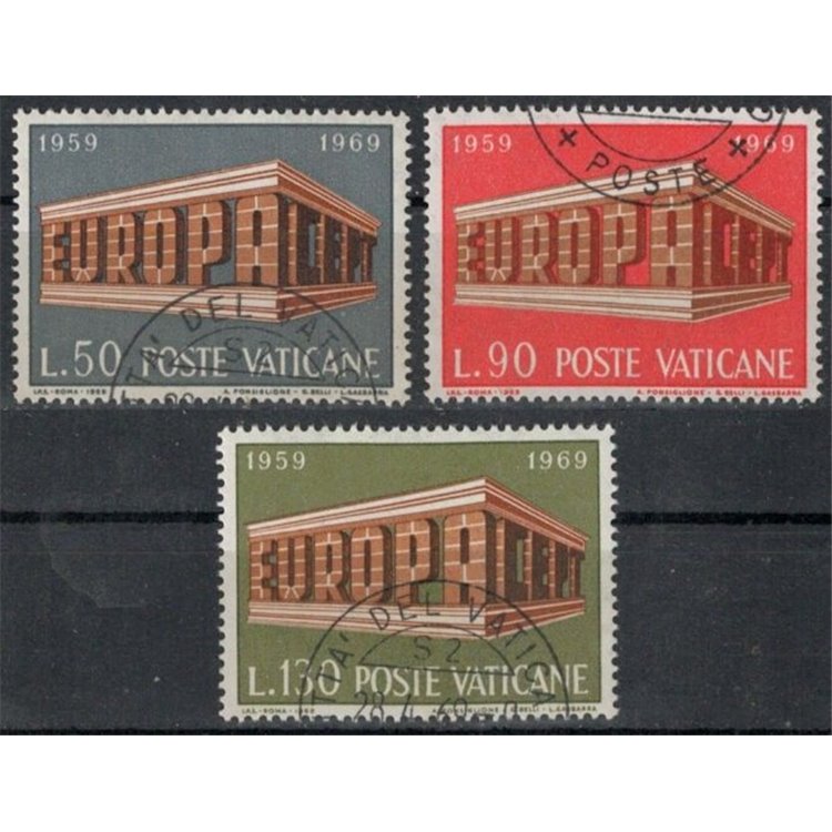 VATICANO 1969 Europa 3v us