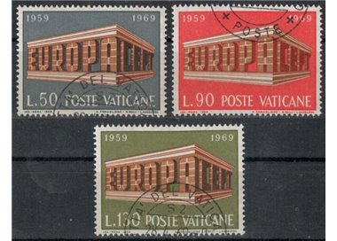 VATICAN 1969 Europe 3v us