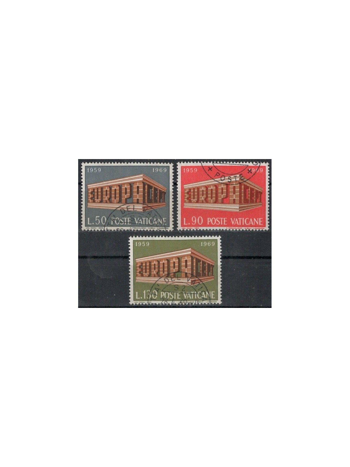 VATICAN 1969 Europe 3v us