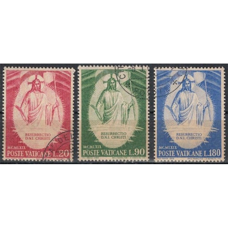 VATICANO 1969 Pasqua 3v us