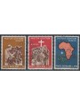 VATICAN 1969 Paul VI's trip to Africa 3v us