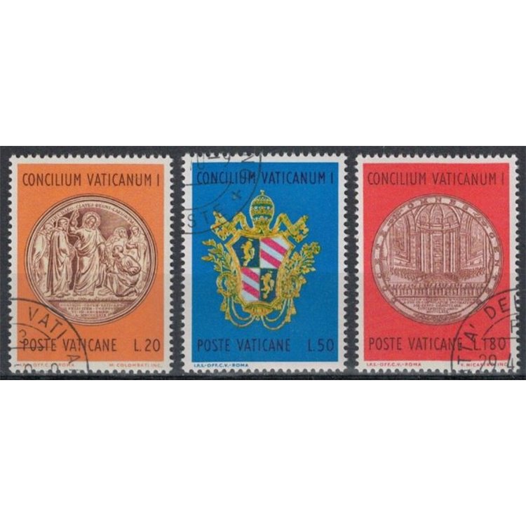 VATICANO 1970 Concilio Vaticano I 3v us