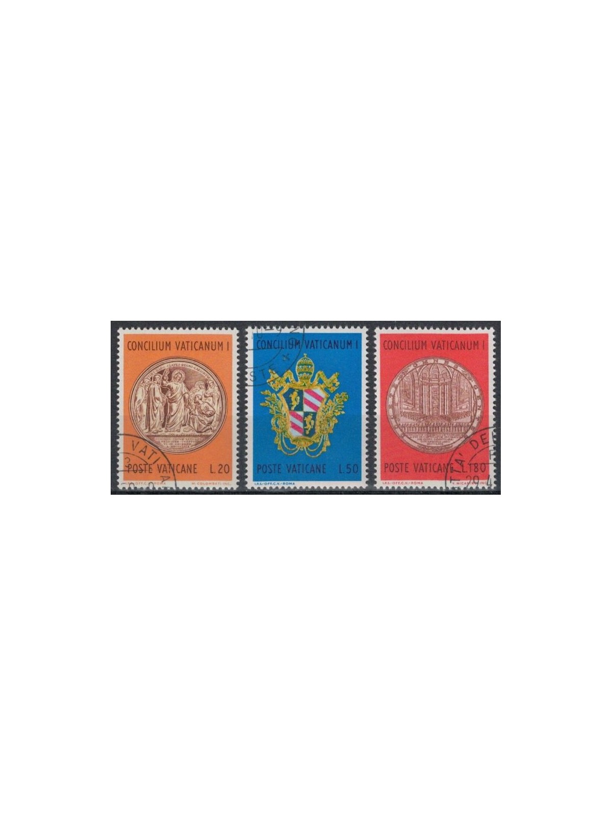 VATICAN 1970 Vatican Council I 3v us