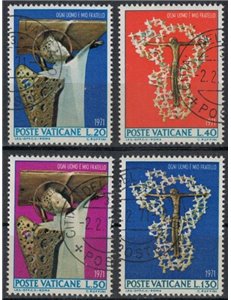 VATICANO 1971 Discriminazioni razziali 4v us