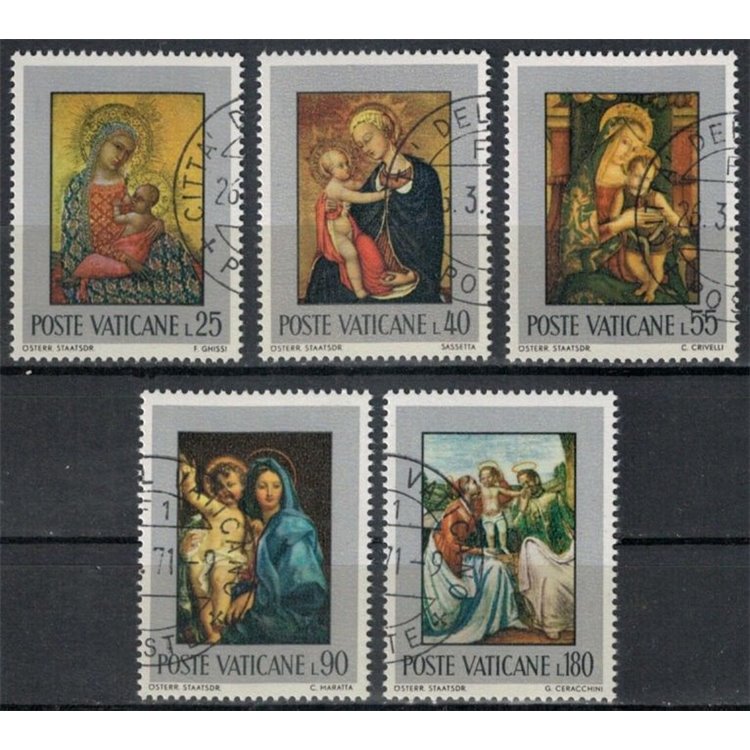 VATICANO 1971 La Sacra Famiglia 5v us