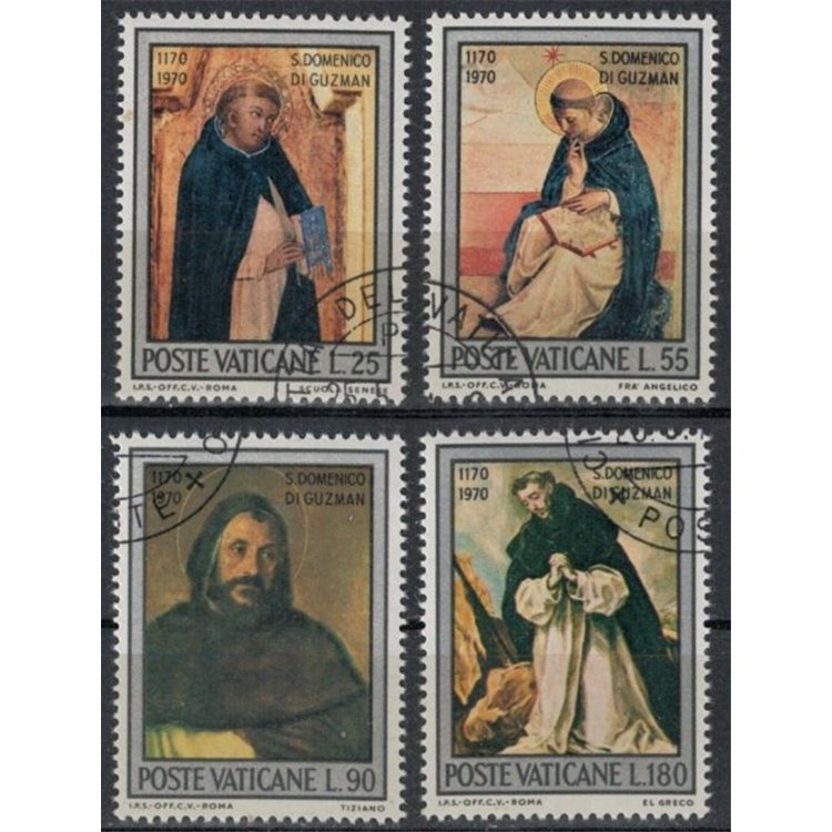 VATICAN 1971 San Domenico di Guzman 4v us