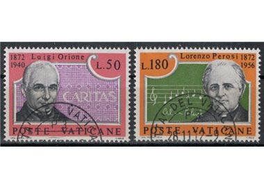 VATICAN 1972 Don Luigi Orione and Lorenzo Perosi 2v us