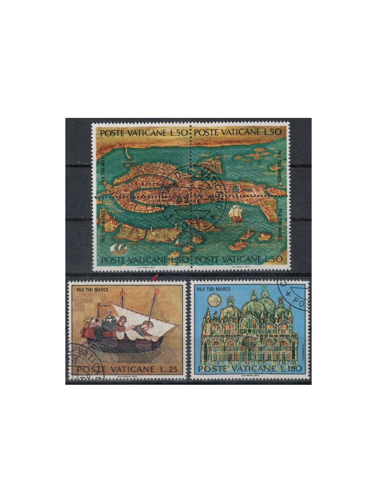 VATICAN 1972 Save Venice 6v us