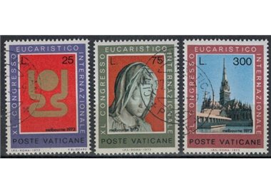 VATICAN 1973 Eucharistic Congress 3v us