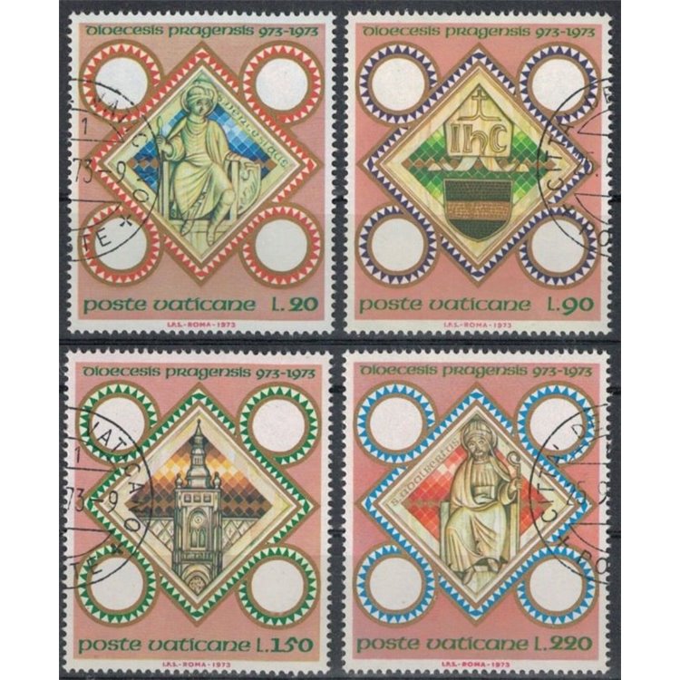 VATICAN 1973 Diocese of Prague 4v us