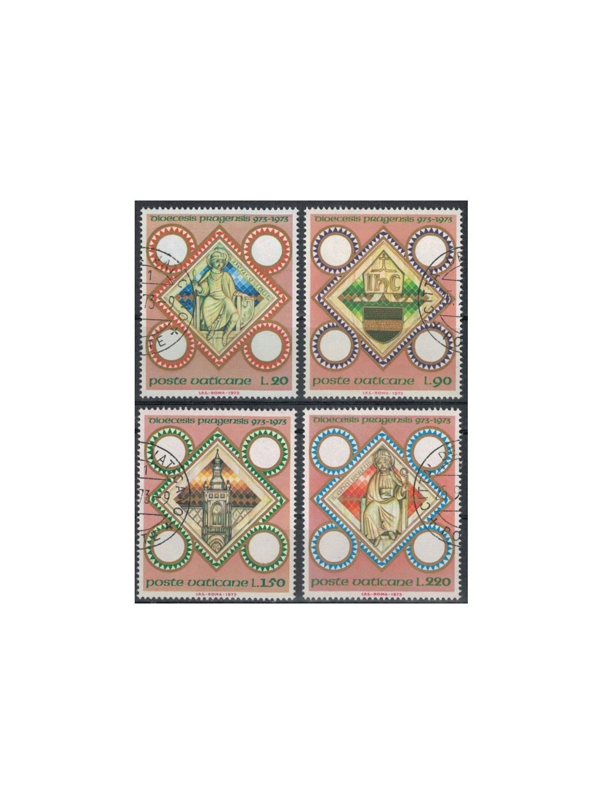 VATICAN 1973 Diocese of Prague 4v us