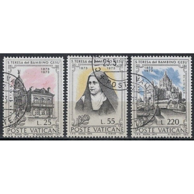 VATICANO 1973 Santa Teresa 3v us