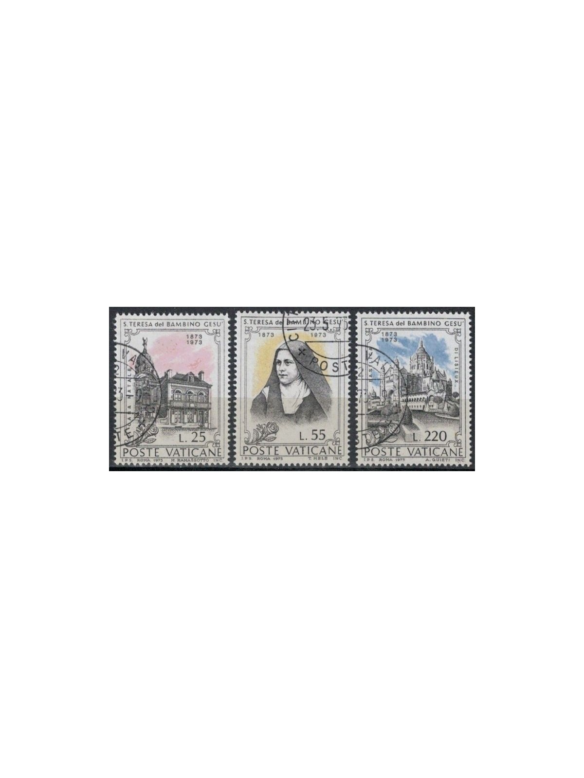 VATICAN 1973 Saint Teresa 3v us