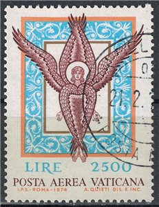 VATICANO 1974 Angelo (posta aerea) us