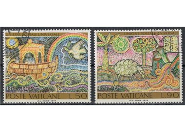 VATICAN 1974 Centenary of the UPU 2v us