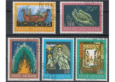 VATICANO 1974 Concorso artistico sulla Bibbia 5v us