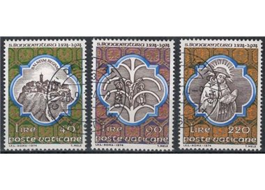 VATICANO 1974 San Bonaventura 3v us