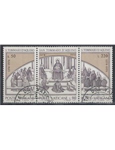 VATICAN 1974 Saint Thomas Aquinas 3v us