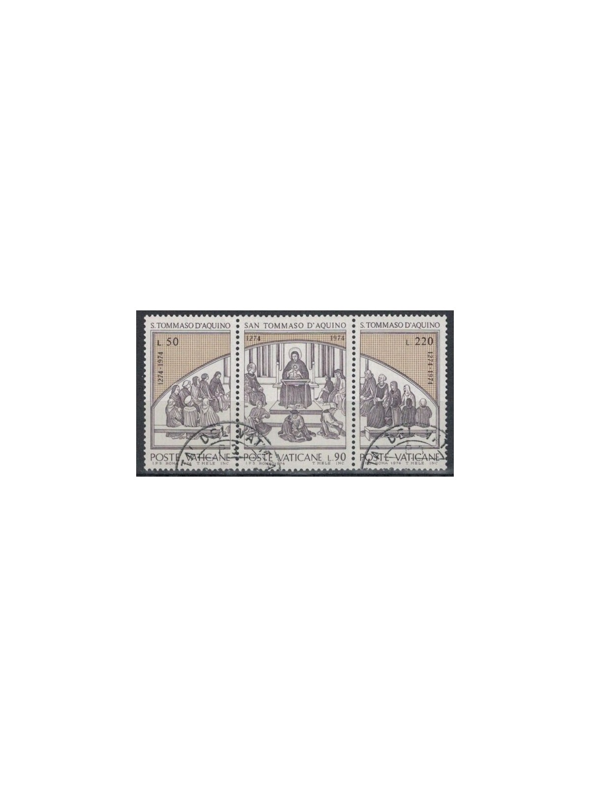 VATICANO 1974 San Tommaso d'Aquino 3v us