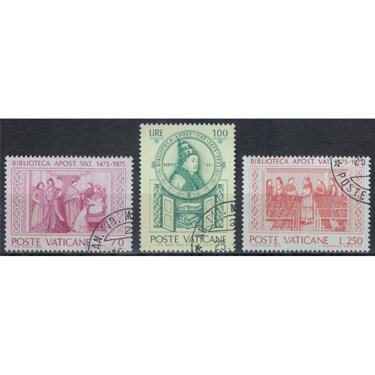 VATICAN 1975 Apostolic Library 3v us