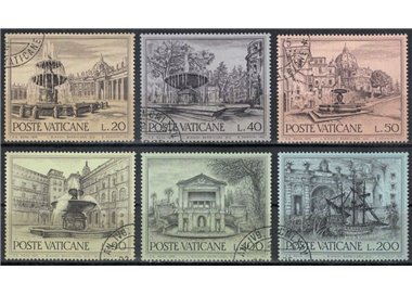 VATICAN 1975 Architectural Heritage 6v us