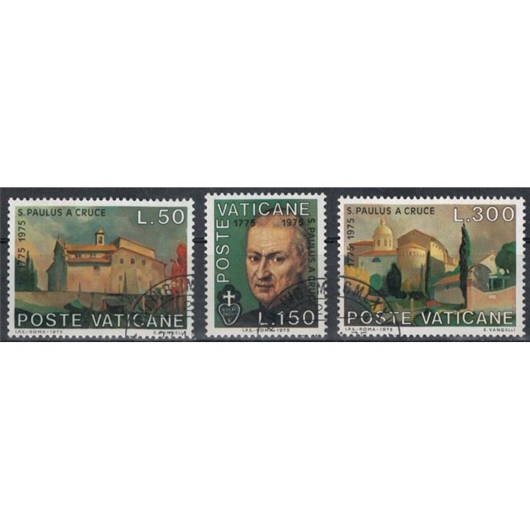 VATICANO 1975 San Paolo della Croce 3v us