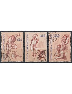 VATICAN 1976 Angels (airmail) 3v us