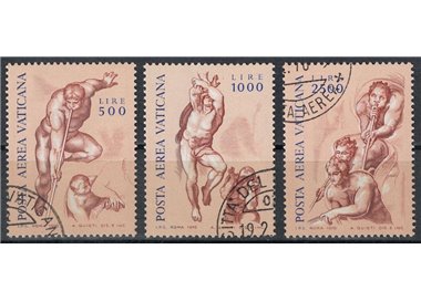 VATICANO 1976 Angeli (posta aerea) 3v us