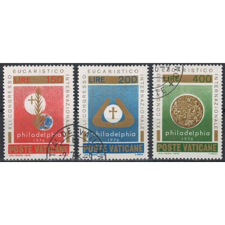VATICANO 1976 Congresso Eucaristico 3v us