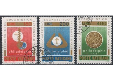 VATICAN 1976 Eucharistic Congress 3v us