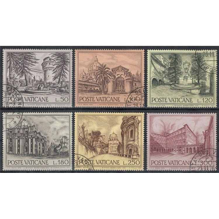 VATICANO 1976 Fontane 6v us