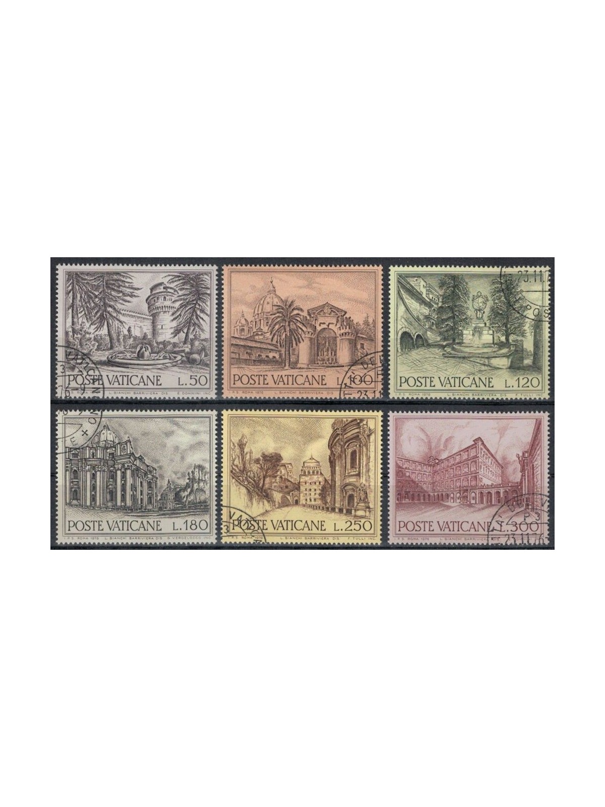 VATICANO 1976 Fontane 6v us