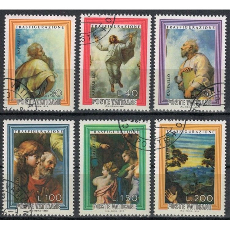 VATICAN 1976 The Transfiguration 6v us