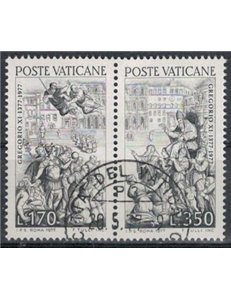 VATICANO 1977 Papa Gregorio XI 2v us