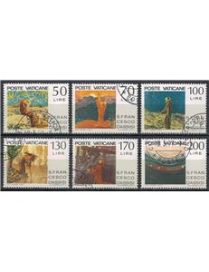 VATICANO 1977 San Francesco d'Assisi 6v us