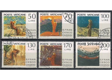 VATICANO 1977 San Francesco d'Assisi 6v us