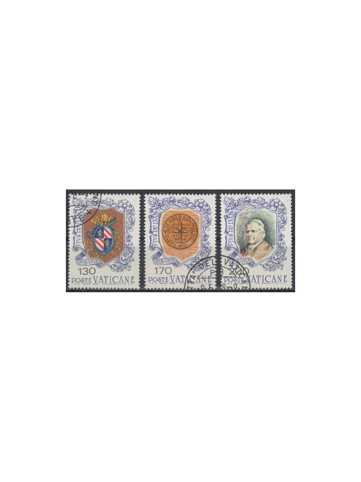 VATICAN 1978 Pius IX 3v us
