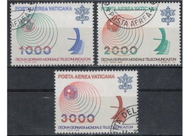 VATICANO 1978 Telecomunicazioni 3v us