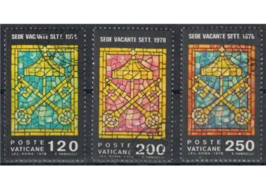 VATICAN 1978 Sede vacante Giovanni Paolo II 3v us