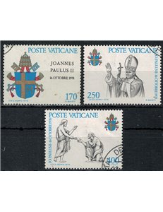VATICAN 1979 Beginning of Pontificate 3v us