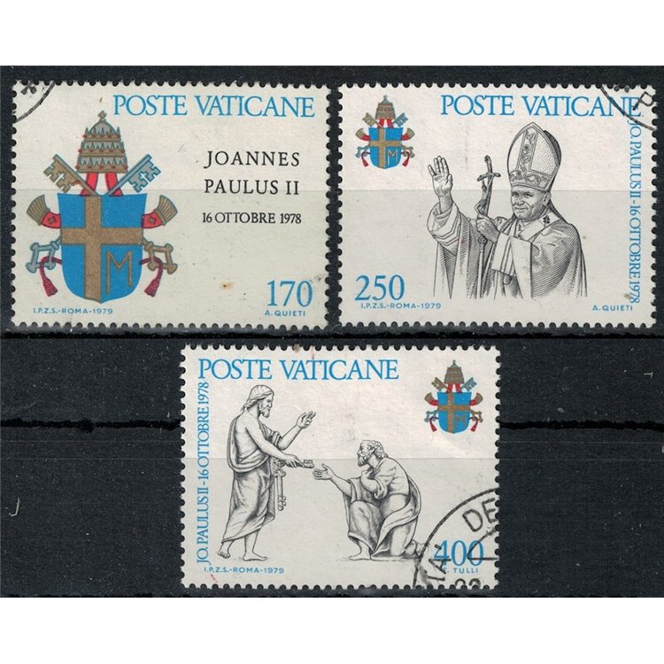 VATICAN 1979 Beginning of Pontificate 3v us