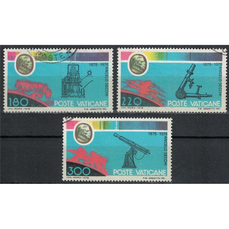 VATICAN 1979 Father Angelo Secchi 3v us