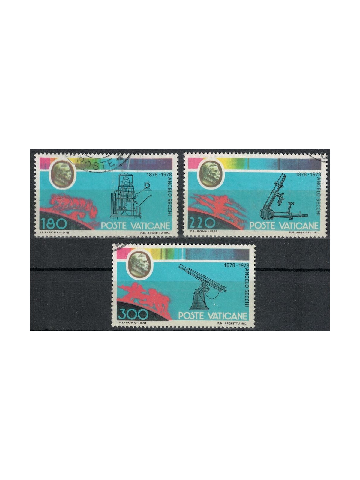 VATICAN 1979 Father Angelo Secchi 3v us