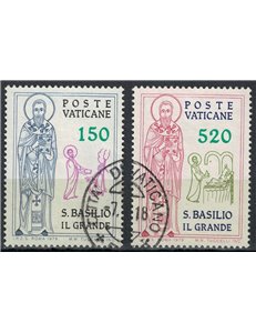 VATICAN 1979 Saint Basil the Great 2v us