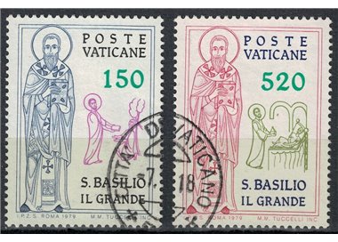 VATICANO 1979 San Basilio il Grande 2v us